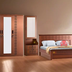 Silver Crest Bedroom Set Model:- B-1553