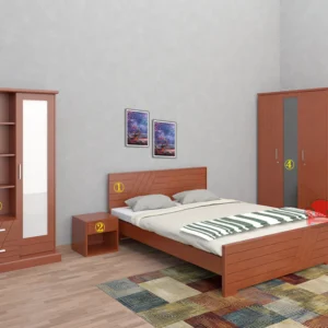Royal Orchid Bedroom Set Model:- B-1578