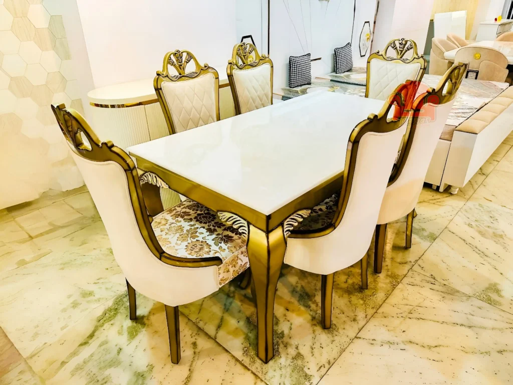 Paradise Luxe Dining Table Model:- Di-542 - Dewan Furniture