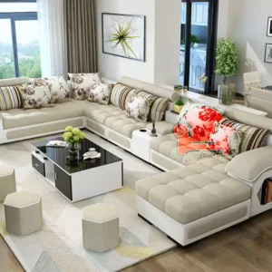 Velvet Elegance Sofa Model:- Sol-1031